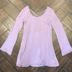 CROSSED-U BACK DRESS